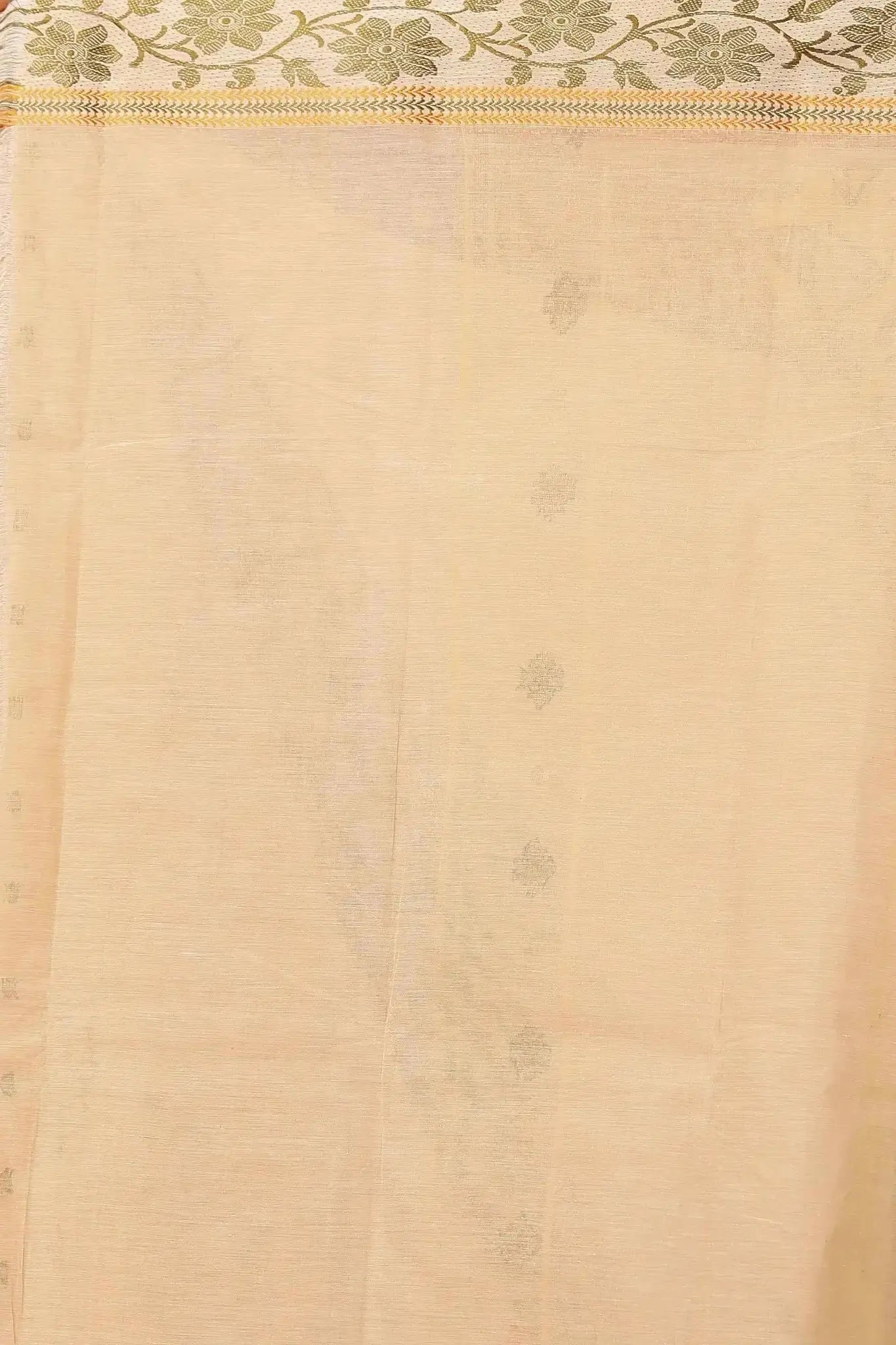 Rose Gold- Bengal Handloom Cotton Tant Saree With Traditional Motifs