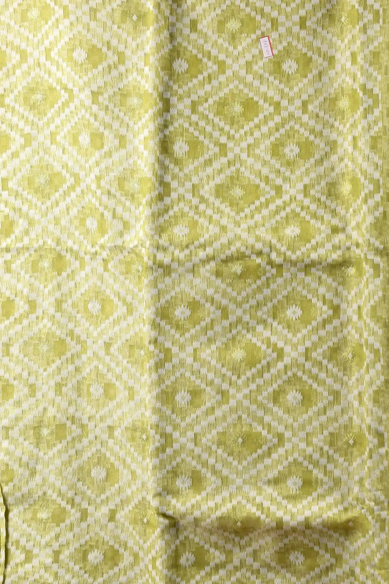 Olive Green Bengal Handloom Soft Jamdani Saree- Handwoven Traditional