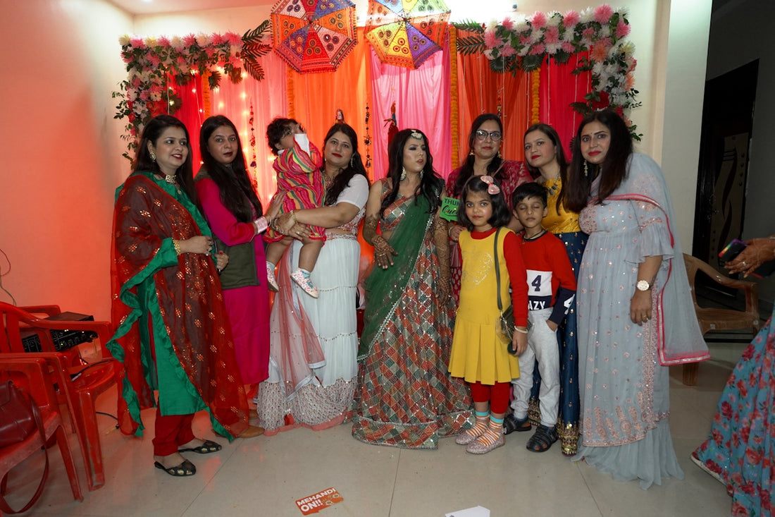 a group of women standing next to each other