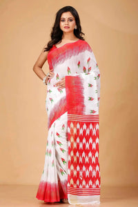 Linen saree