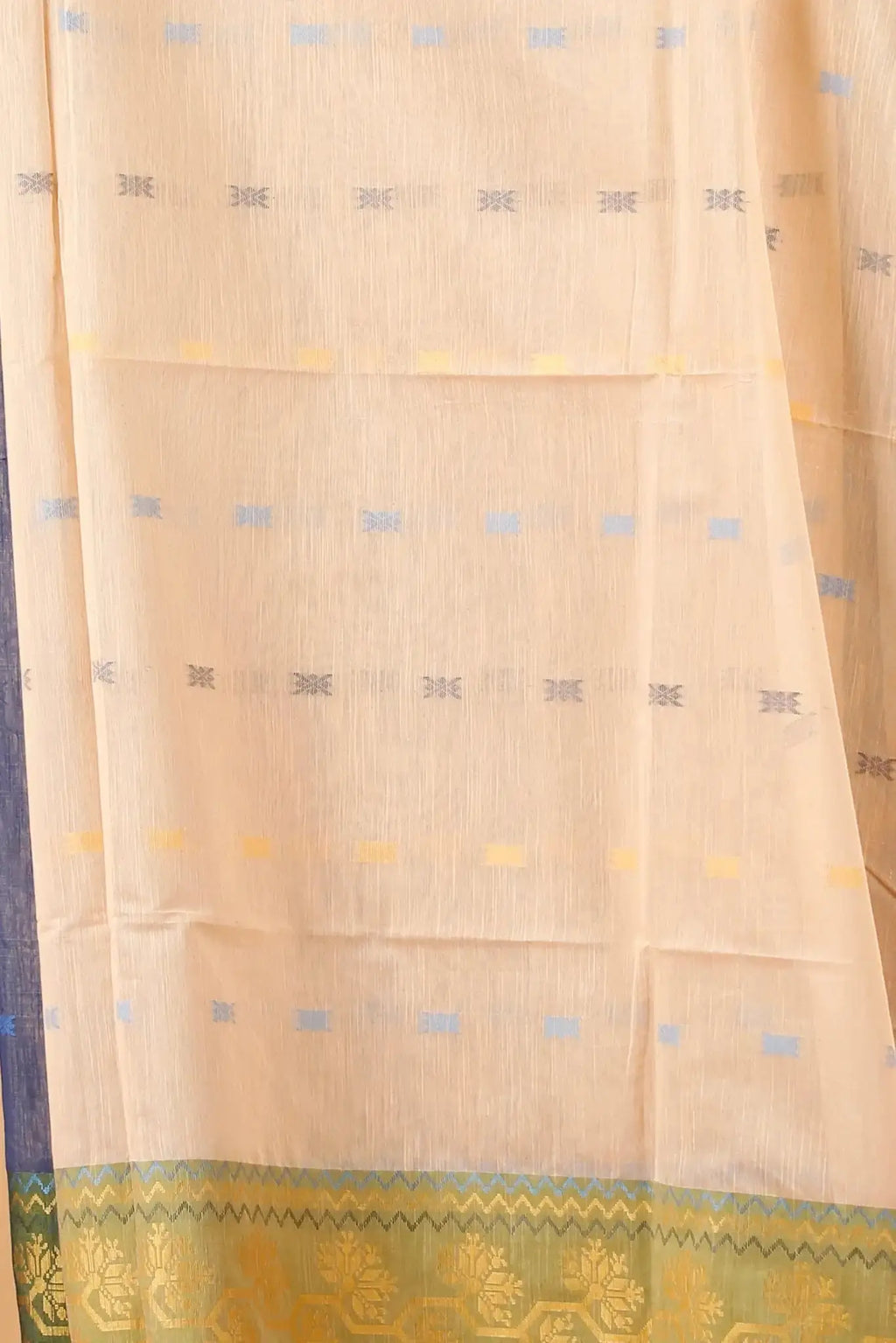 Elegant Light Pink- Bellu Cotton Handloom Traditional Woven Saree With Blouse - Grivana